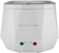 Electric Rice Cooker for Car Portable Food Steamer 12V 100W 1.3L for Home and Travel (White)