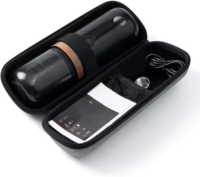 Travel Coffee Maker Portable - Single Serve for On-the-Go Espresso Compatible with Nespresso Capsules &amp Ground Coffee Machine Single Cup Coffee Makers Cafeteras Electricas Modernas