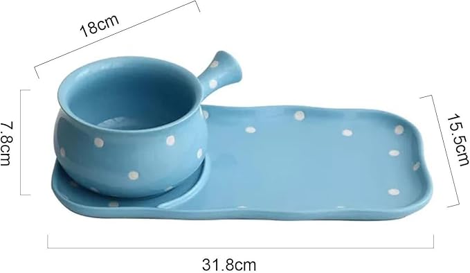 Elegant Ceramic Dinnerware Set with Serving Plates Soup Bowls &amp Cracker Holder - Durable Tableware for Family Meals Entertaining Guests Daily Use
