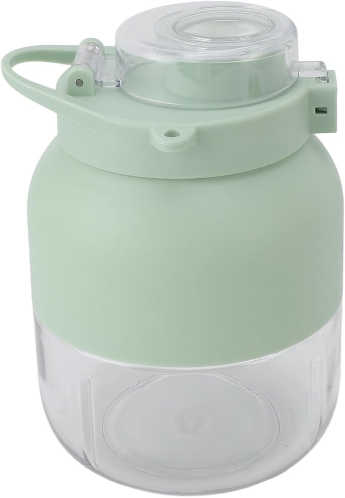Focket Portable Electric Juicer Blender Automatically Close Replenish Vitamin C Blender Cup with USB Interface for Climbing (Light Green)