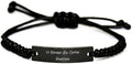 New Coffee Roasting Gifts I'd Rather Be Coffee Roasting Cute Black Rope Bracelet For Friends Engraved Bracelet From Friends Coffee beans Coffee machine Coffee grinder Coffee maker