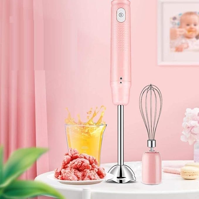 Hand Blender Powerful Immersion Blender Handheld Smart Pressure Speed Control Portable Stick Mixer Perfect for Smoothies Baby Food &amp Soup