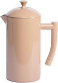 Frieling Double-Walled Stainless Steel French Press Coffee Maker - Sandstone 34 fl oz - Camping &amp Insulated French Press Coffee Pot