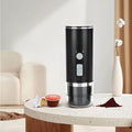 Portable Coffee Machine 1800mAh Mini Camping Maker Type C Rechargeable 2-in-1 Fast Extraction and 100ml Water Tank Lightweight for Office Hiking Home