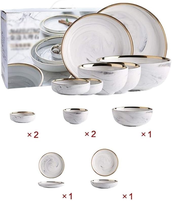 Porcelain Dinnerware Sets Plates and Bowls Sets Durable Kitchen Dinnerware Set BPA-Free Dishwasher Safe The Best Gift for Family and Friends