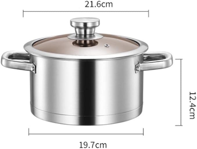 Pot Set Stainless Steel Cookware Set Kitchen Cookware Pots and Pans Set Perfect Cooking Utensils Cookware Cooking Set
