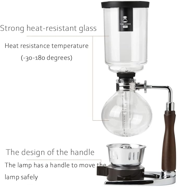 Withmolly TMS 2.0 Coffee maker Home Hand Drip Machine For 3 People 13.97×5.11(in)