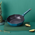 Cooking Pot Pots and PansDie-Cast Aluminum Non Stick Cooking Frying Pan PotsMultifunctional Induction Cookware Sets with Glass Lid and Bakelite Handles3PCS (3 Pieces) (Frying pan)