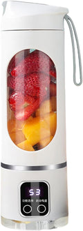 Portable Household USB Powered Juicing Machine Digital Display Electric Juicer Cup Powerful Motor Large Capacity Blender Mixer