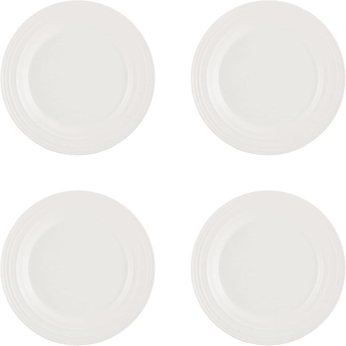 Mikasa Swirl White 16 Piece Dinnerware Set Service for 4