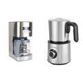 Koolatron Kenmore Coffee Maker 12 cup Stainless Steel + Kenmore Automatic Milk Frother &amp Steamer