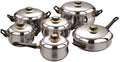 Cookware Set Soup Kitchen u Milk Kitchen u Stew Kitchen u Kitchen Casseroles INOX Stainless Steel Cooking Kitchen u 12pcs Kitchen us and Pans Frying Pan