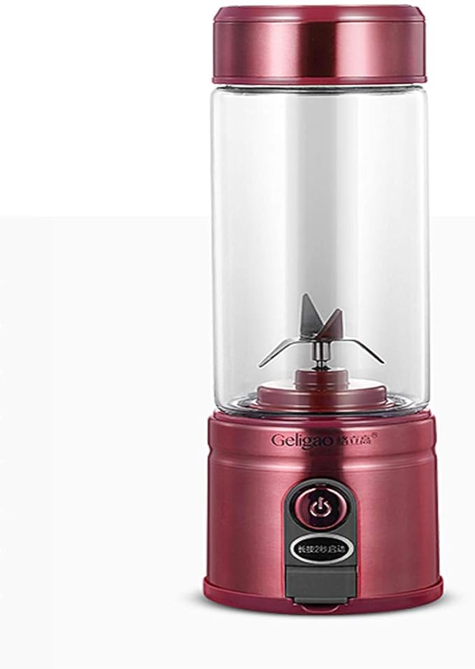 Portable Blender Mini Blender Smoothie Maker with USB Rechargeable Electric Blender Professional Commercial for Vegetables and Fruit Smoothie Maker Blender Food Processor 5100Mah 450MlPink