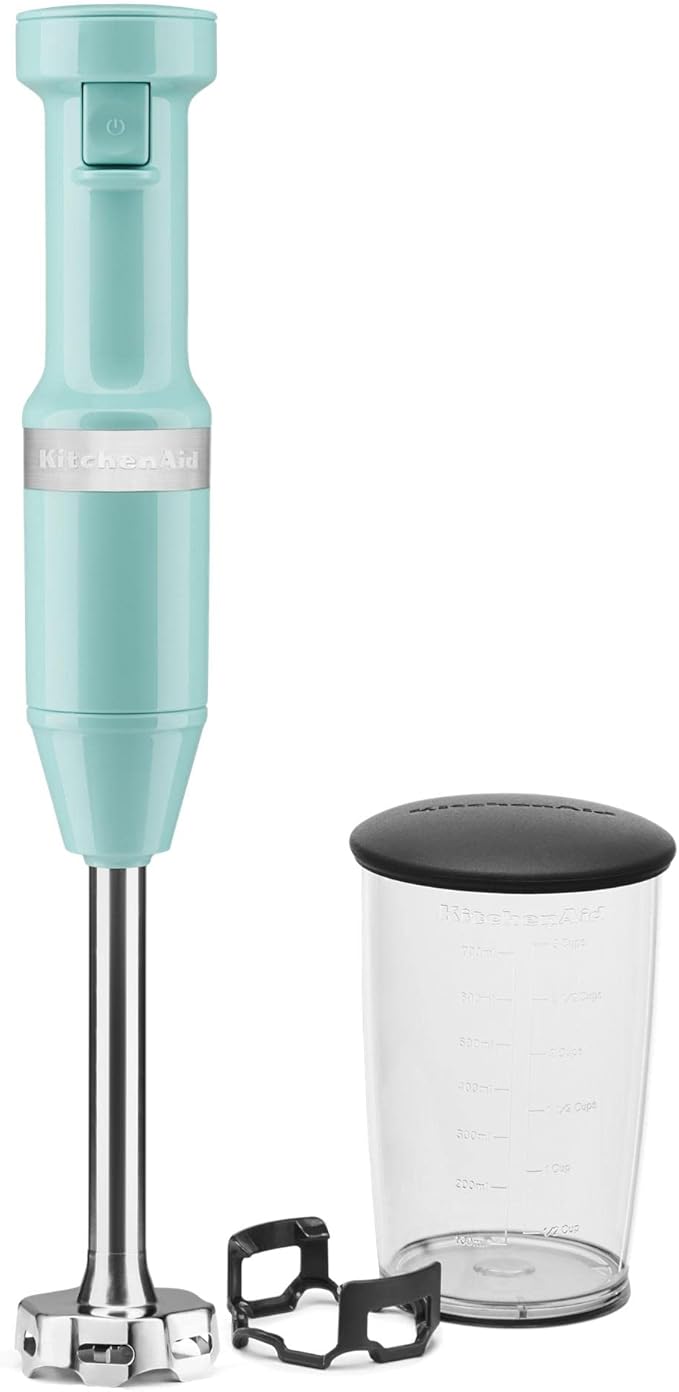 KitchenAid KFC3516IC 3.5 Cup Food Chopper Ice &amp Variable Speed Corded Hand Blender - KHBV53