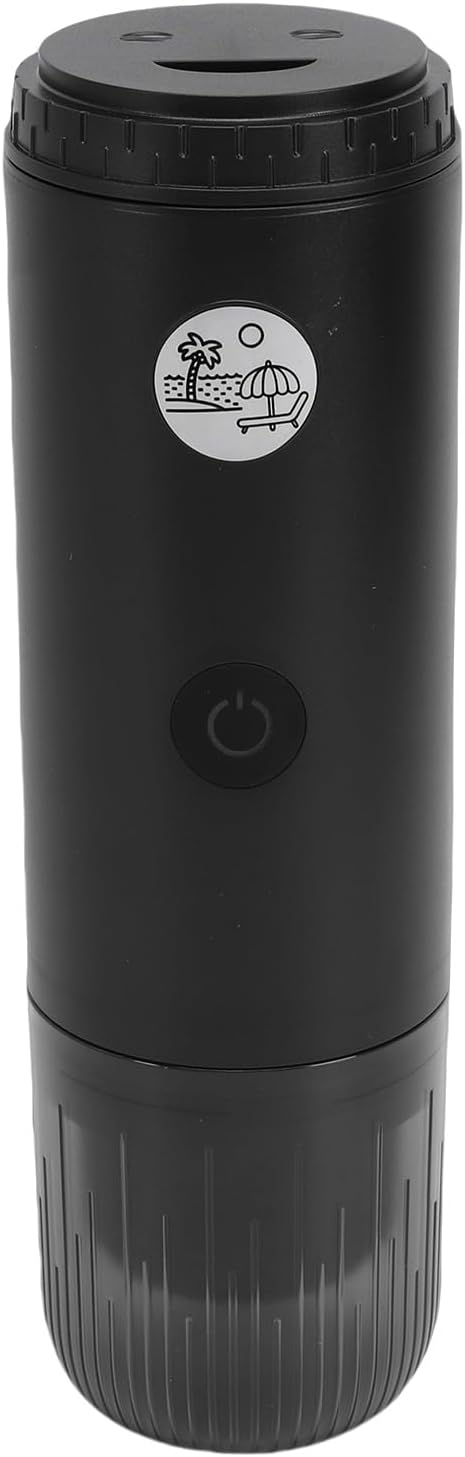 Zerodis 19Bar Portable Maker USB Rechargeable Cordless Coffee Machine for Grounds and Capsules Ideal for Travel and Camping Kitchen Appliances