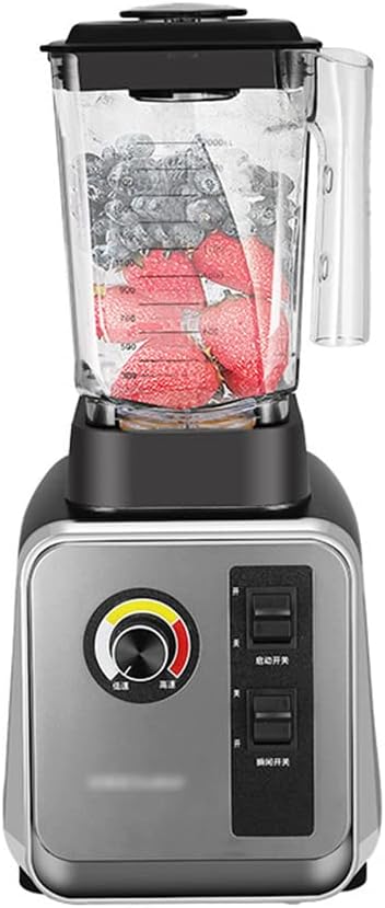 Commercial Milk Tea Shop Ice Crusher Food Processor 1500W Multifunctional Blender 2000ml Large Capacity PC Container Grinder Juicer