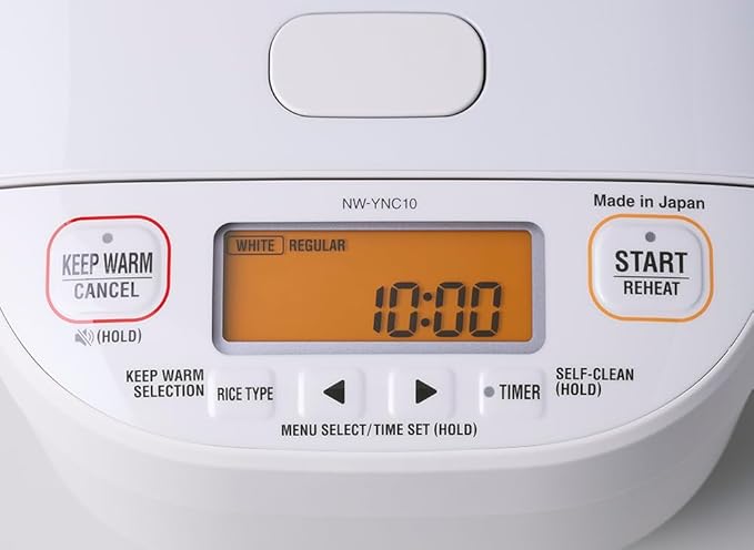Zojirushi NW-YNC10WA Induction Rice Cooker and Warmer 5.5 Cup White