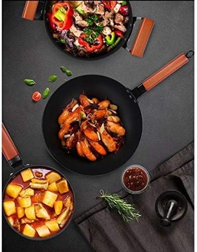Cookware Set Soup Pot Frying Pan Wok Milk Pot Kitchen Cooking Pot Set Induction Cooker Non-Stick Pan Saucepan Casserole Hotpot Vision