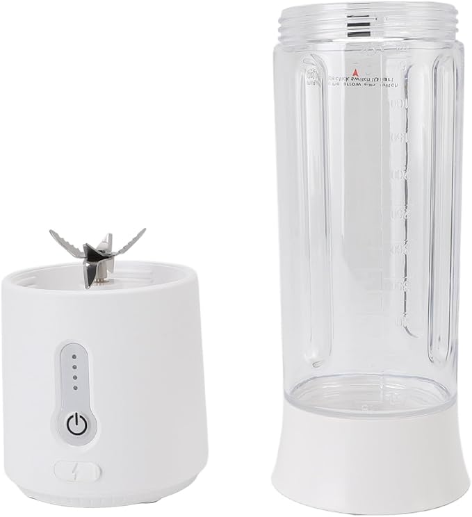 Sorandy Portable Blender USB Rechargeable 500ml 6 Blades 22000 RPM for Smoothie Shaker Protein Shake with Battery Indicator Light for Travel Gym Camping