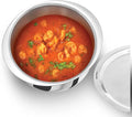 HAWKINS 3 Litre Metro Patila Triply Stainless Steel Tope with Stainless Steel Lid Induction Bhagona Tapeli Silver (SSP30S)