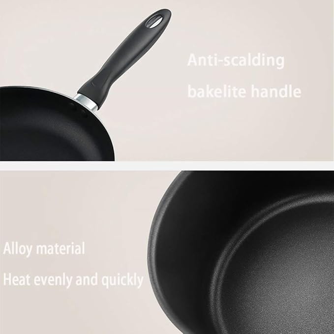 Cookware-Set 3-PieceCooking Pot Set with Glass-LidsAll Types of Cookers Induction Gas Ceramic Electric (1 Cooking Pots 1 Wok 1 Saucepan Without Lid) Saucepan