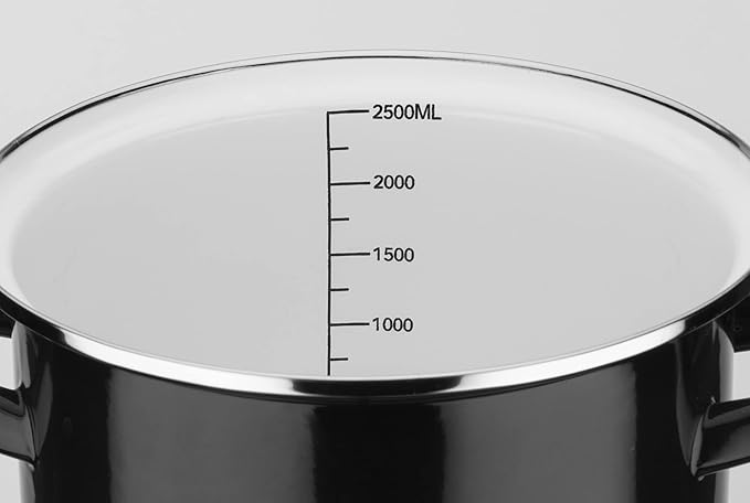 GSW Black &amp White 255134 Saucepan Set 7 Pieces Large