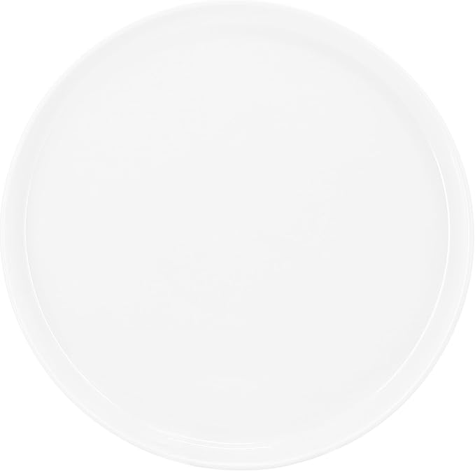 Elama Duncan 18 Piece Porcelain Dinnerware/Tableware Set Service for 6 (White)