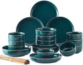 Dinnerware Set Plates and Bowls Sets Classic Porcelain Dinnerware Sets26 Pcs Tableware SetRound Plates