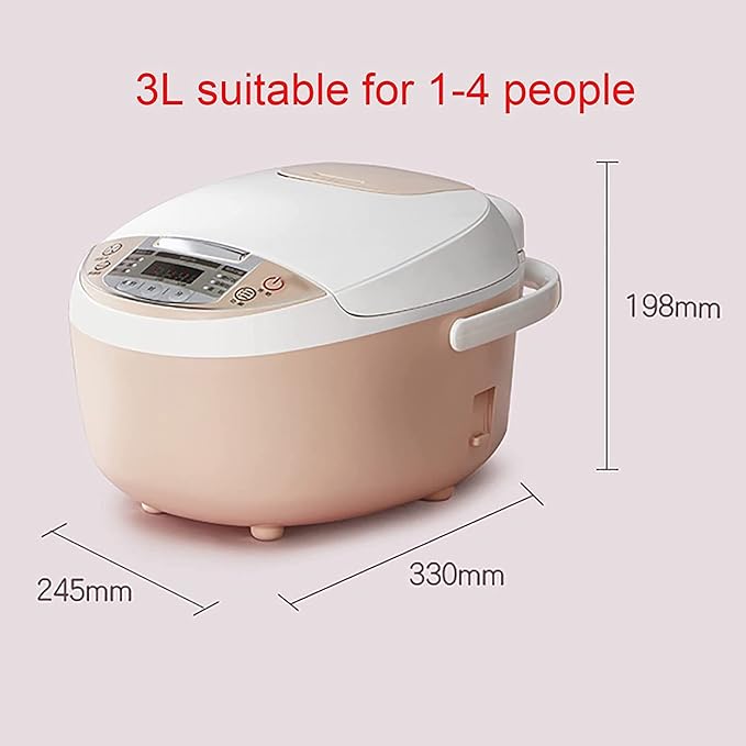 Rice Cooker Household Multifunctional Rice Cooker Non-Stick Inner Pot Reservation and Heat Preservation for 1-4 People (A) (A)