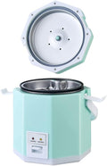 Portable Mini Rice Cooker Electric Travel Rice Cooker Small Removable Non-Stick Pot Keep Warm Function Suitable