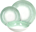 Moon Grass 18-Piece Porcelain Dinner Plates Dinnerware Set for 6 People