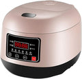 Rice Cooker 3L Large Capacity Smart Mini Household Small Multi-Function Rice Cooker Timer Timer Insulation Function (Pink) (Pink)