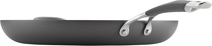 Circulon - 83906 Circulon Radiance Hard Anodized Nonstick Frying Pan / Fry Pan / Hard Anodized Skillet with Helper Handle - 14 Inch Gray