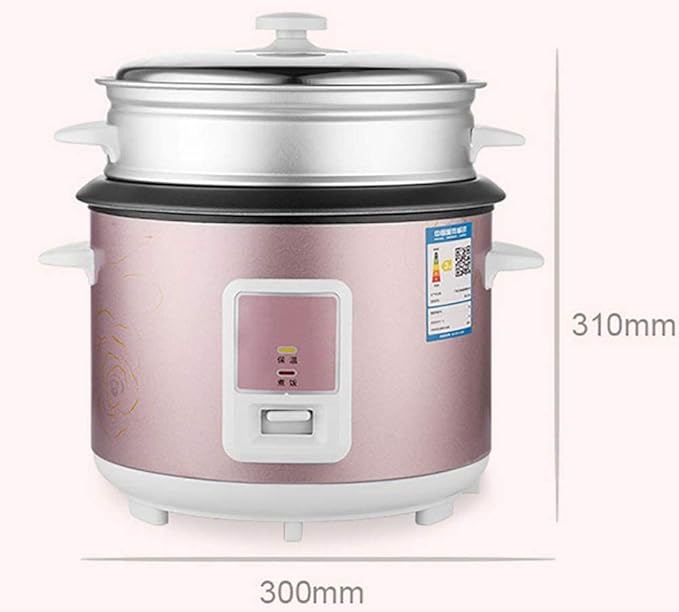 Home Keep Warm Rice Cooker5L Large Capacity Non-stick Pan Aluminum Alloy Linerone-click Cooking (5L) ()