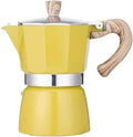 G6KA 3/6 Cup Stovetop Coffee Maker 150/300ml Brewer With Heat Resistant Handle(3 cups 150ml)