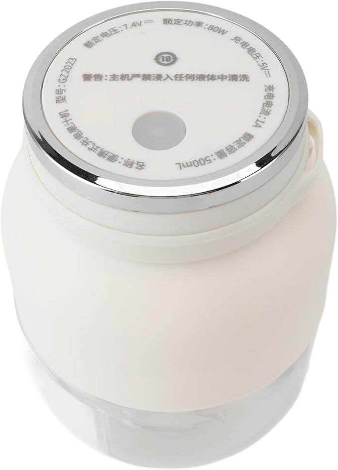 BRRNOO Bottle Personal With Portable USB Rechargeable 500ml Capacity 6 Blades Electric Juicer Portable Cup Smoothie For Personal Size
