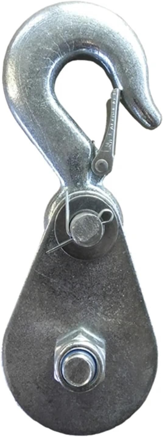 High Strength Steel Wheel Lifting Rope Pulley Block Electric Winch Hook(1000 Kg)