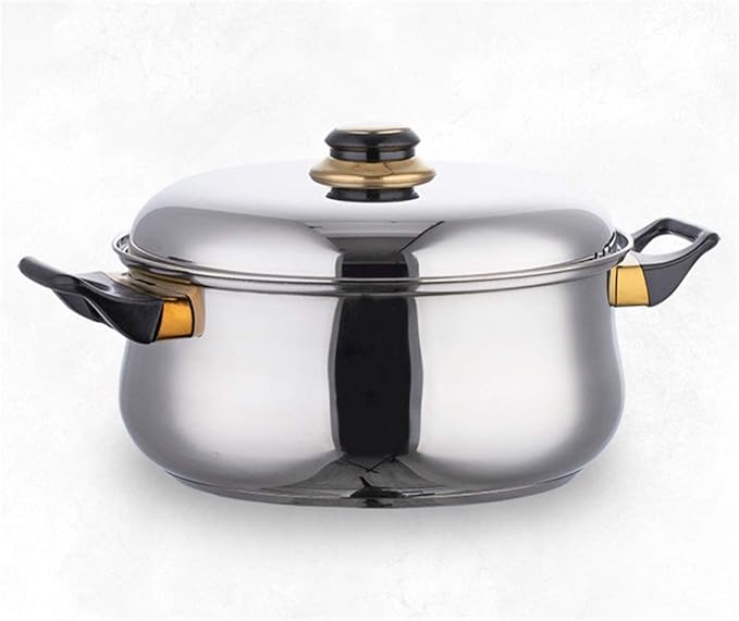 Cookware Set Soup Pot Milk Pot Stew Pot Kitchen Casseroles INOX Stainless Steel Cooking Pot 12pcs Pots and Pans Frying Pan