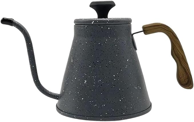 Pour Over Coffee Kettle Stainless Steel Coffee Maker Hand Drip Coffee Kettle with Thermometer Gooseneck Kettle Coffee Pot for TeaCoffee(Gray)