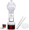 Cold Brew Drip TowerIce Drip Coffee MakerCold Brew Drip Tower Coffee Maker600 ml/20 oz Cold Brew Tower Slow Drip Cold Brew Machine (Transparent)