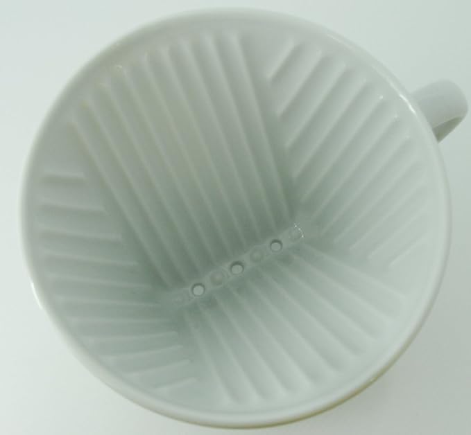 Carita HASAMI &amp Kalita HA102#02010 Coffee Dripper Porcelain Hasami Ware for 2-4 People
