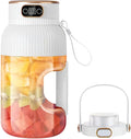 Portable Juicer Cup 1.2L Small Juice Blender USB Rechargeable Blender Cup with Digital Display for Juice Shakes Smoothies