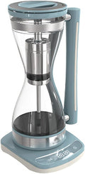 750W Syphon Vacuum Coffee Maker 240ml Glass Syphon Coffee Pot 3 Speed Adjustable Anti-dry Burn Protection Split Design Smart Touch Withstands Temperatures Up To 210°C for At Home Coffee Shops