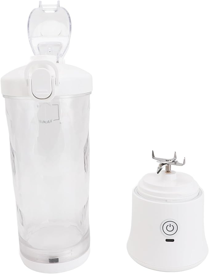 Fabater Portable Blender 600ml Cordless Rechargeable Personal Blender Mini Juicer with Leakproof Lid Sip Spout for Smoothies Shakes Baby Food Travel