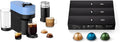 Nespresso Vertuo Pop+ Coffee and Espresso Machine by De'Longhi with Aeroccino Milk Frother Pacific Blue Capsules Vertuo Line