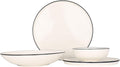 Dinnerware sets - Black Line - 24 pieces - 6 People - Porcelain