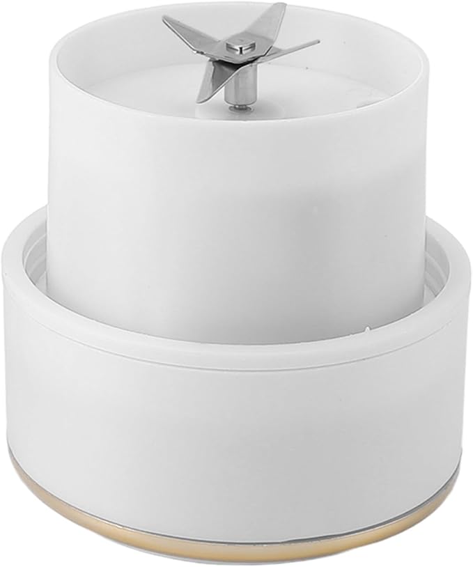 Portable Blender USB Rechargeable 800ml Juice Blender With 6 Blades Mini Juicer Cup for Shakes and Smoothies Sports Travel Gym Office(White)