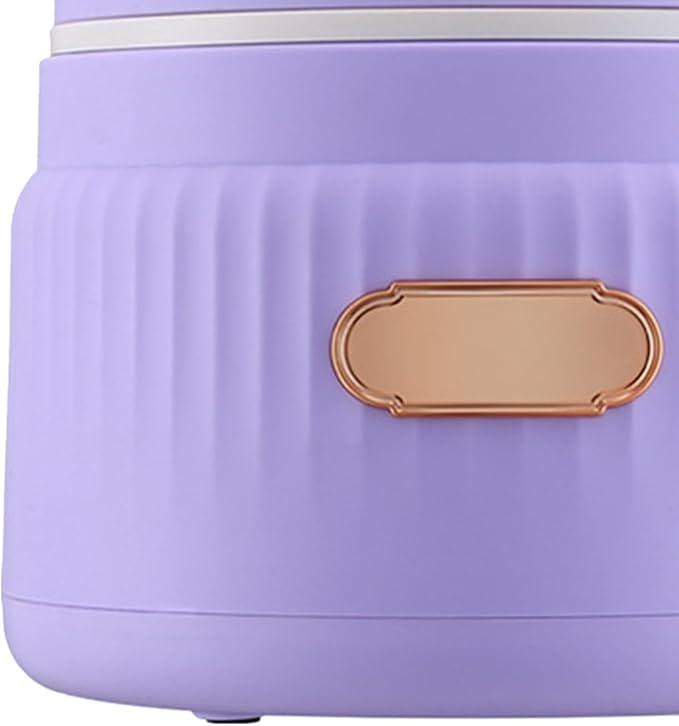 Generic Portable Electric Rice Cooker 6L Compact Pot for Small Kitchen Violet 25cmx17cm
