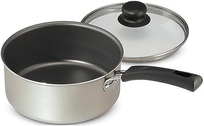 9-Piece Non-Stick Cookware Set Champagne - Complete Pots and Pans Kit for Home Kitchen Easy to Clean &amp Heat Evenly