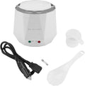 Dioche Multifunctional Electric Rice Cooker and Food Steamer 24V 140W with 1.3L Capacity for Trucks and Home Use Portable White Design (White)